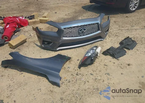 2019 Infiniti Q50 3.0T Luxe from USA, damaged, VIN JN1EV7AP2KM518024